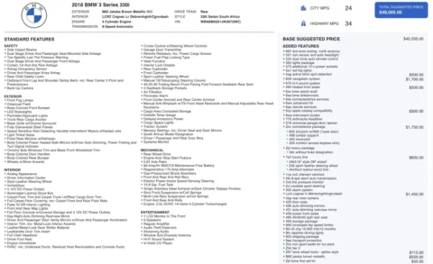 Photos of 2018 BMW 3 Series 330i for sale in Alvin, TX at Auto Boutique Texas