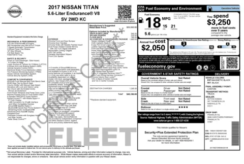 Photos of 2017 Nissan Titan SV for sale in Alvin, TX at Auto Boutique Texas
