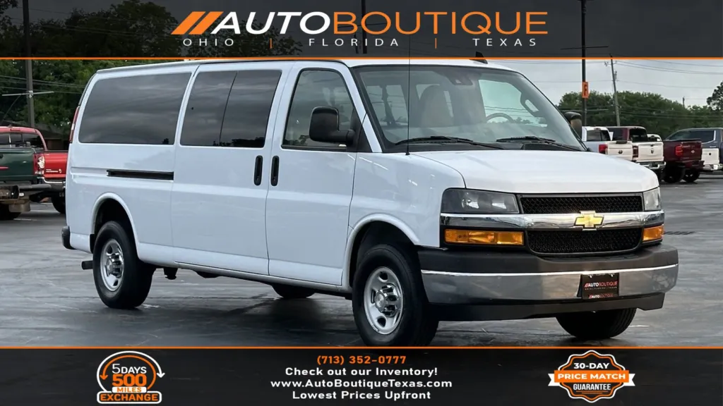 Used 2019 Chevrolet Express Passenger LT for sale in Alvin, TX at Auto ...
