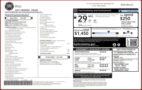 Photos of 2017 FIAT 500 Pop for sale in Alvin, TX at Auto Boutique Texas