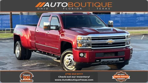 Red 2018 Chevrolet Silverado 3500HD High Country for sale in Alvin, TX