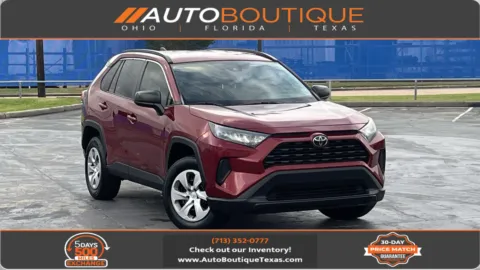 Red 2020 Toyota RAV4 LE for sale in Alvin, TX