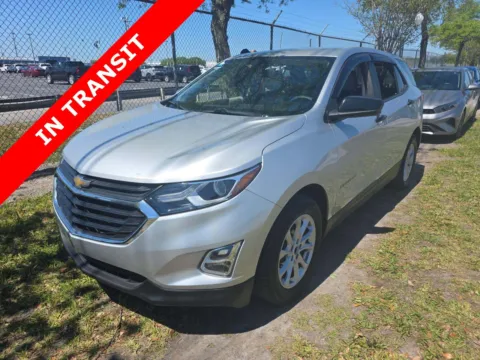 Silver 2021 Chevrolet Equinox LS for sale in Alvin, TX