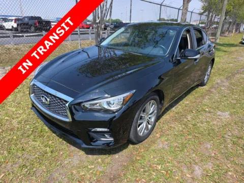 Black 2021 INFINITI Q50 3.0t PURE for sale in Alvin, TX