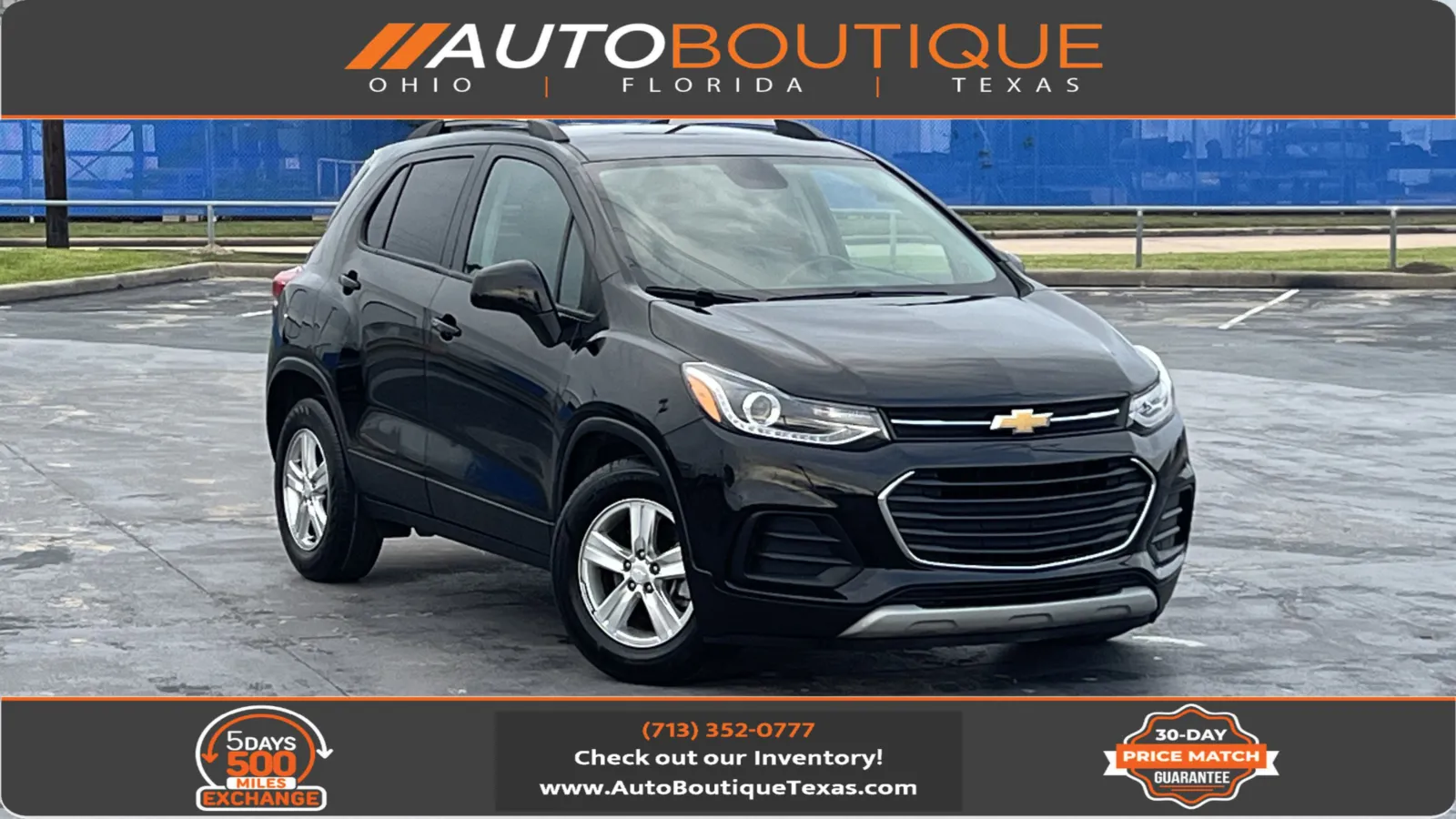 Black 2021 Chevrolet Trax LT for sale in Alvin, TX