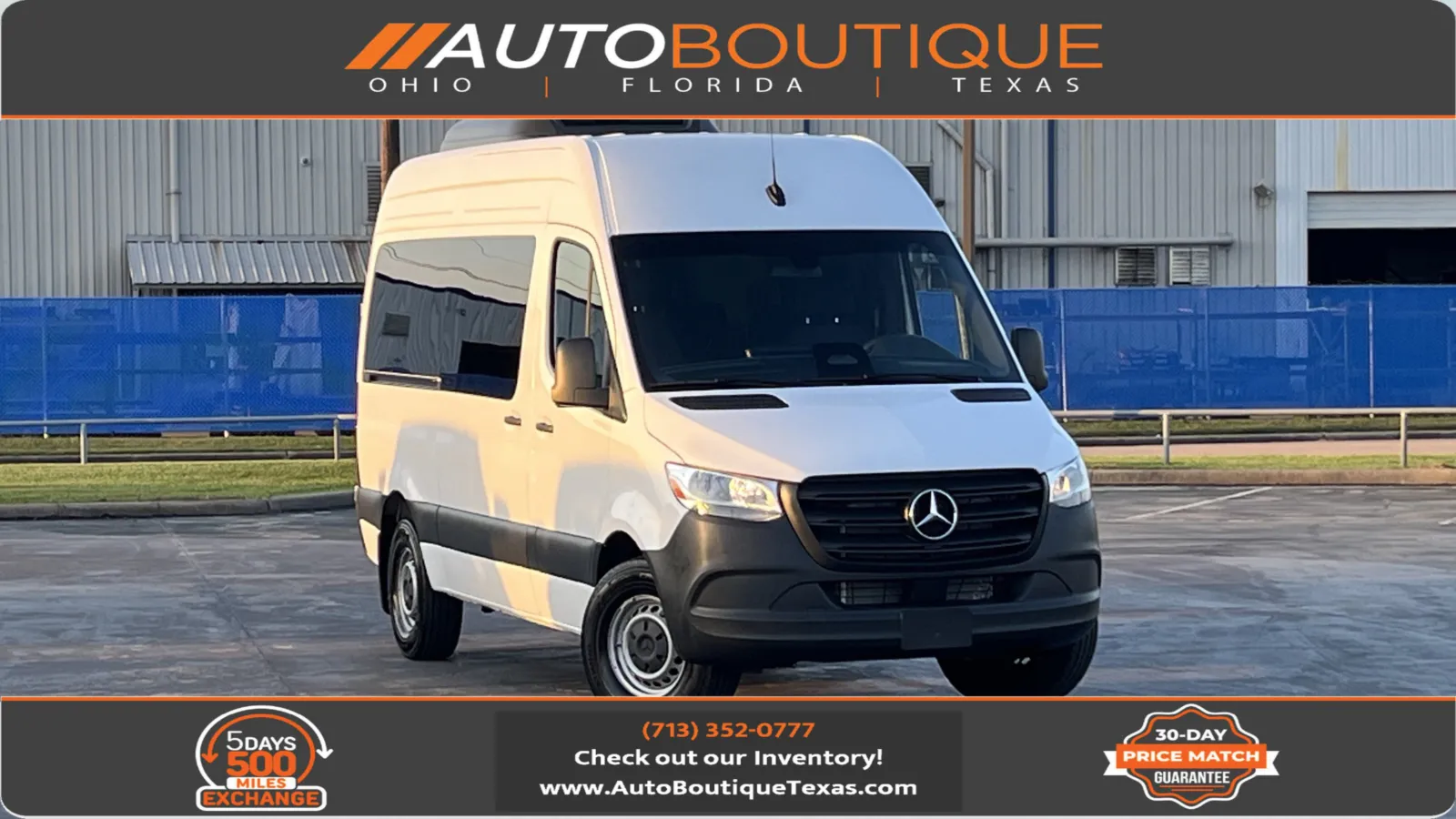 White 2025 Mercedes-Benz Sprinter Passenger Van 2500 for sale in Alvin, TX