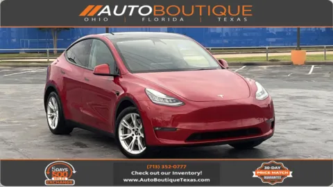 Red 2021 Tesla Model Y Long Range for sale in Alvin, TX