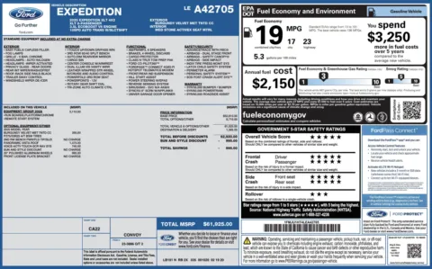 Photos of 2020 Ford Expedition XLT for sale in Alvin, TX at Auto Boutique Texas