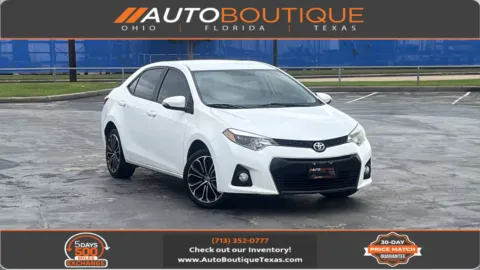 White 2016 Toyota Corolla S Plus for sale in Alvin, TX