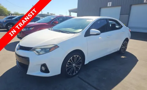 White 2016 Toyota Corolla S Plus for sale in Alvin, TX