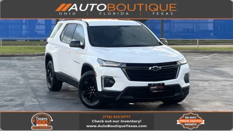 White 2022 Chevrolet Traverse LS for sale in Alvin, TX