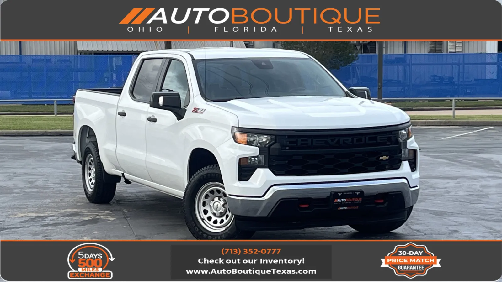 White 2023 Chevrolet Silverado 1500 Work Truck for sale in Alvin, TX