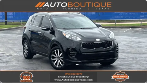 Black 2017 Kia Sportage EX for sale in Alvin, TX