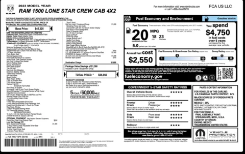 Photos of 2023 Ram 1500 Lone Star for sale in Alvin, TX at Auto Boutique Texas