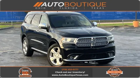 Black 2017 Dodge Durango Citadel for sale in Alvin, TX