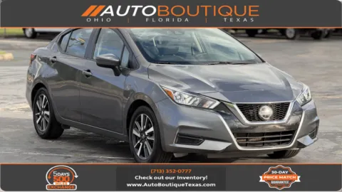 Gray 2021 Nissan Versa SV for sale in Alvin, TX