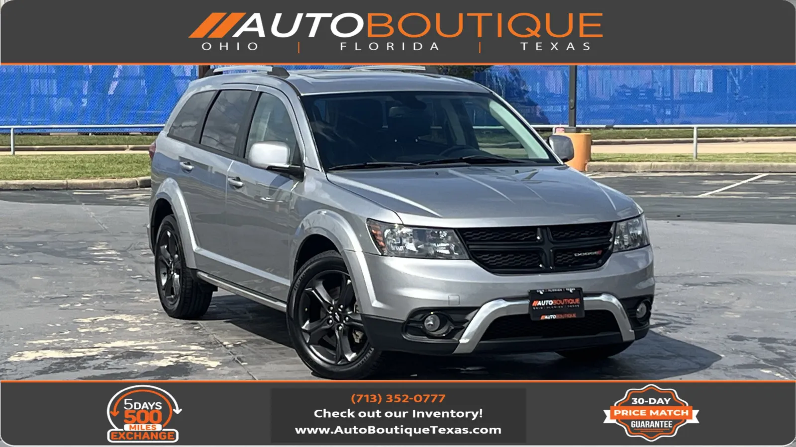 Silver 2020 Dodge Journey Crossroad for sale in Alvin, TX