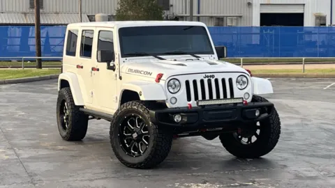 White 2016 Jeep Wrangler Unlimited Rubicon Hard Rock for sale in Alvin, TX