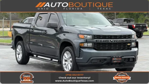 Gray 2021 Chevrolet Silverado 1500 Custom for sale in Alvin, TX