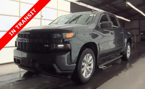 Gray 2021 Chevrolet Silverado 1500 Custom for sale in Alvin, TX