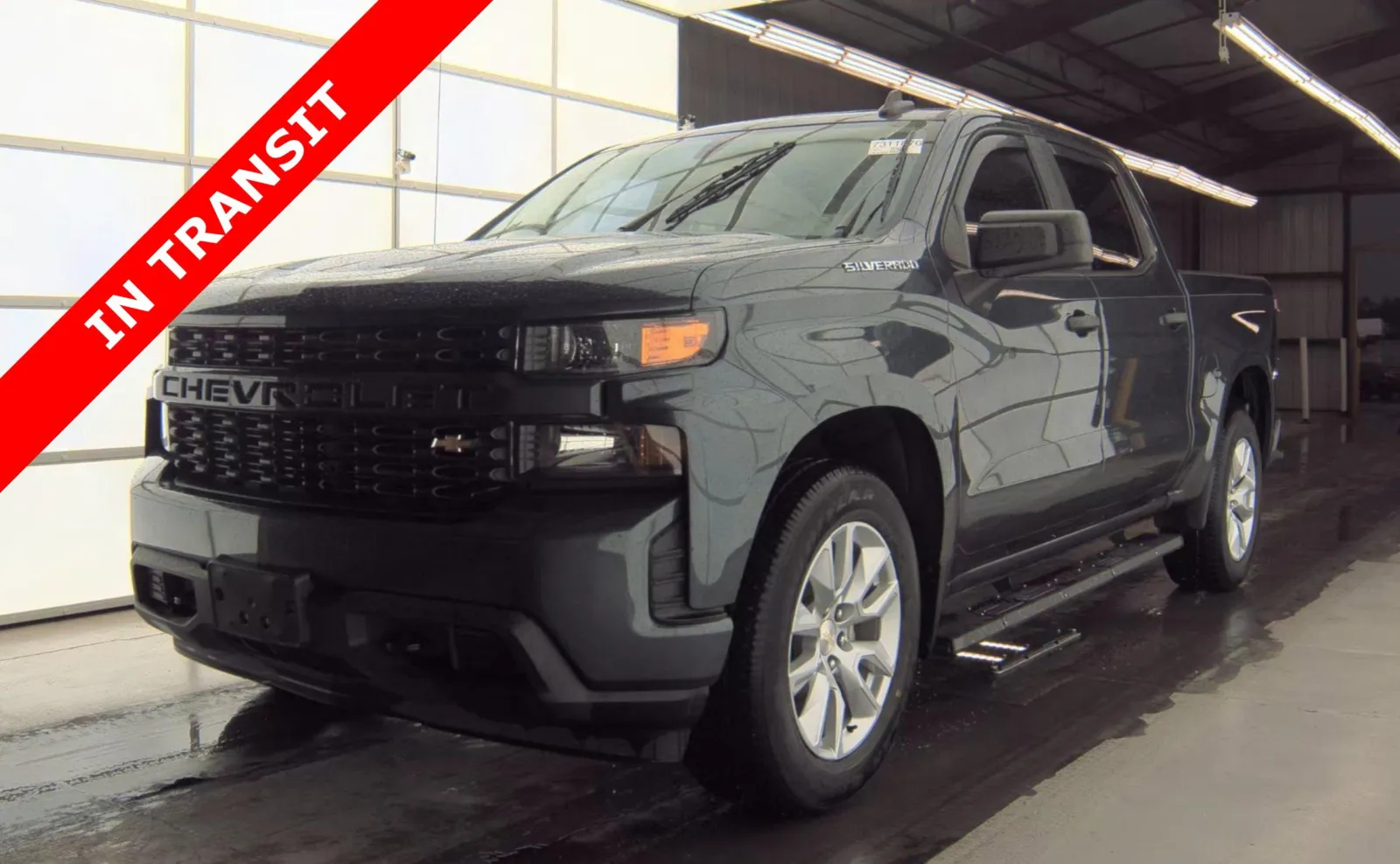 Gray 2021 Chevrolet Silverado 1500 Custom for sale in Alvin, TX