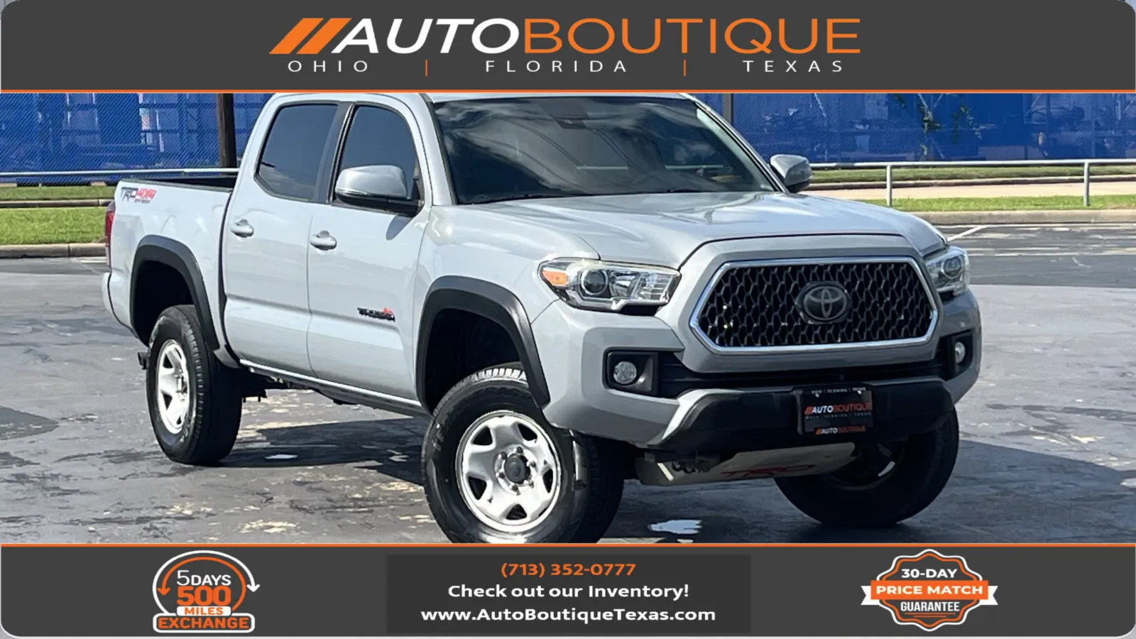 Gray 2019 Toyota Tacoma TRD Off Road for sale in Alvin, TX