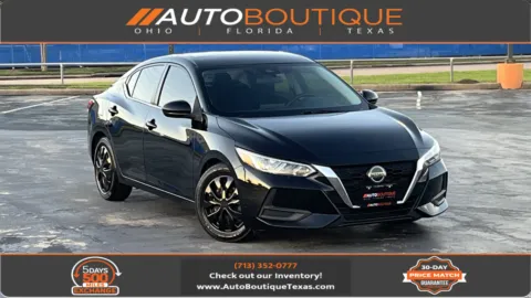 Black 2020 Nissan Sentra S for sale in Alvin, TX