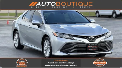 Silver 2018 Toyota Camry LE for sale in Alvin, TX