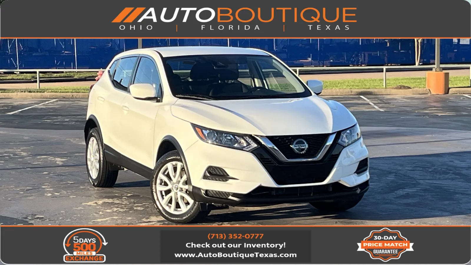 White 2021 Nissan Rogue Sport S for sale in Alvin, TX