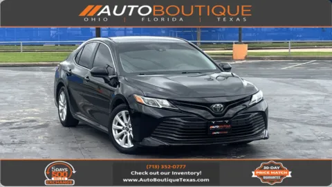 Black 2019 Toyota Camry LE for sale in Alvin, TX