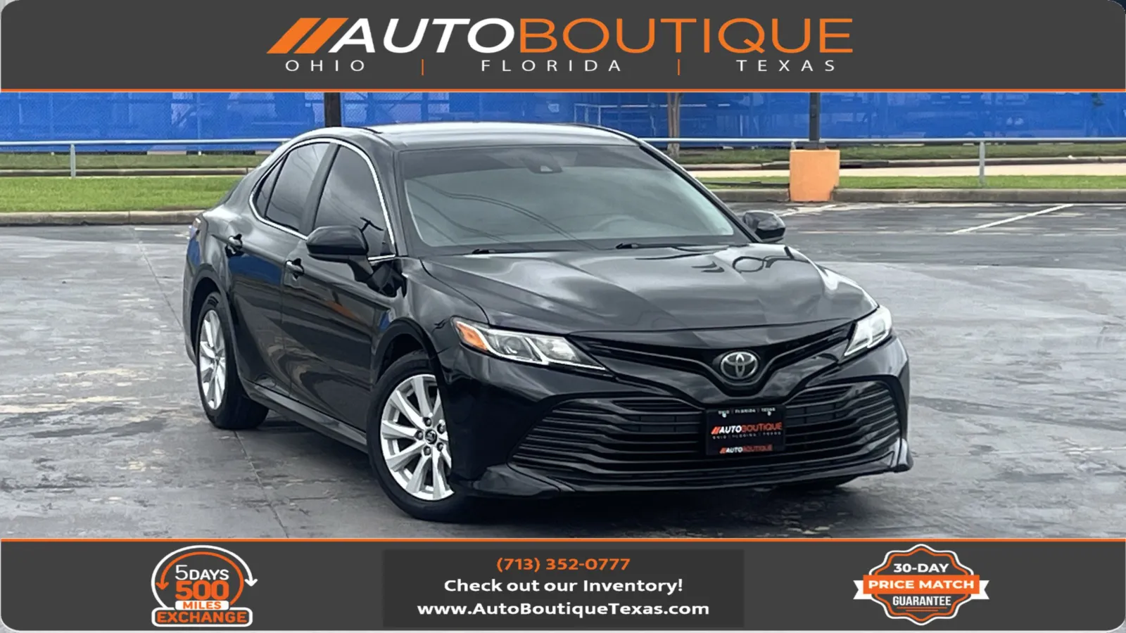 Black 2019 Toyota Camry LE for sale in Alvin, TX