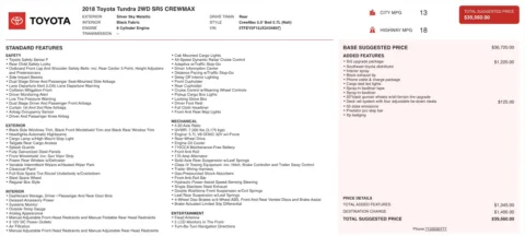 Photos of 2018 Toyota Tundra SR5 for sale in Alvin, TX at Auto Boutique Texas