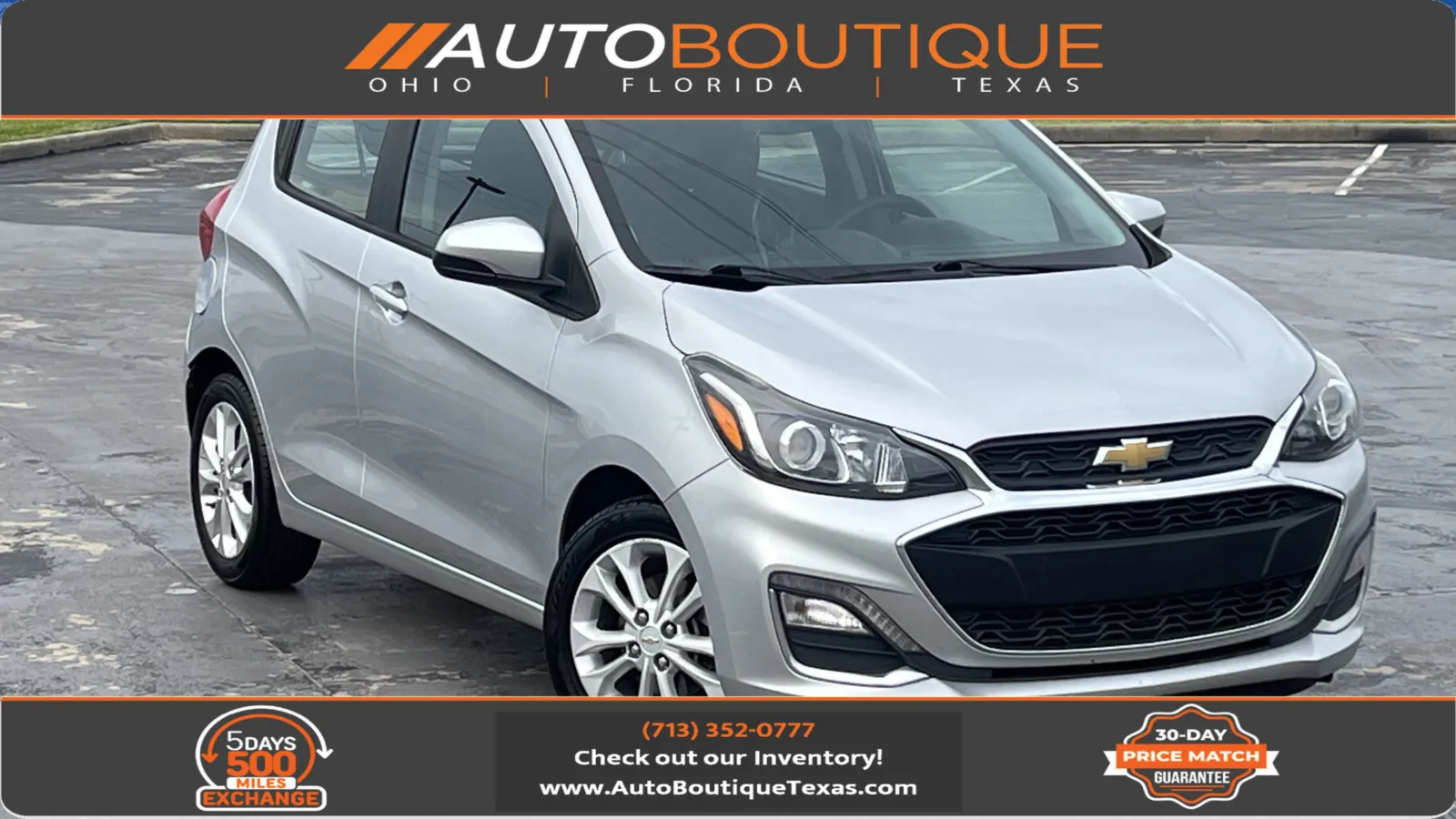 Used 2021 Chevrolet Spark 1LT for sale in Alvin, TX at Auto Boutique ...