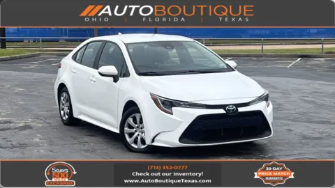 White 2021 Toyota Corolla LE for sale in Alvin, TX
