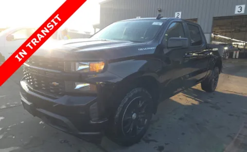 Black 2020 Chevrolet Silverado 1500 Custom for sale in Alvin, TX