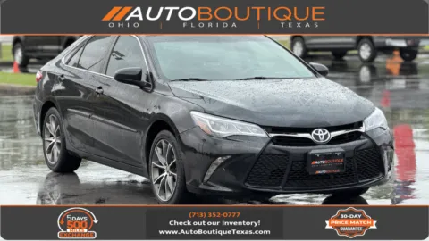 Black 2016 Toyota Camry XSE for sale in Alvin, TX