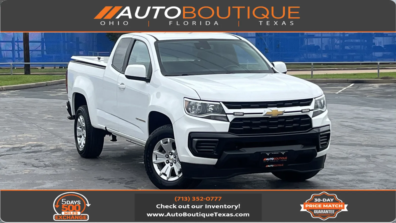 White 2022 Chevrolet Colorado 2WD LT for sale in Alvin, TX
