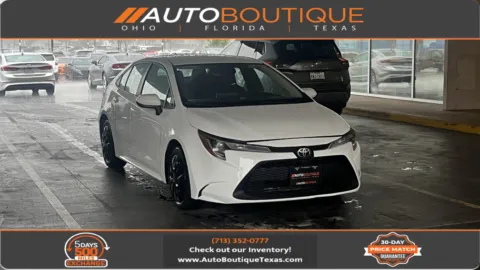 White 2021 Toyota Corolla LE for sale in Alvin, TX