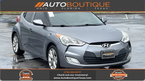 Gray 2017 HYUNDAI VELOSTER for sale in Alvin, TX