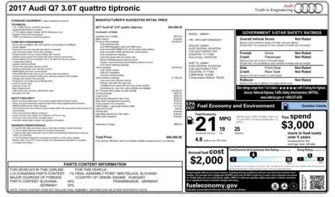 More photos of 2017 Audi Q7 Premium Plus at Auto Boutique Texas, TX