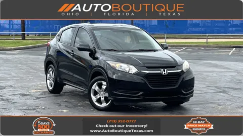 Black 2018 Honda HR-V LX for sale in Alvin, TX