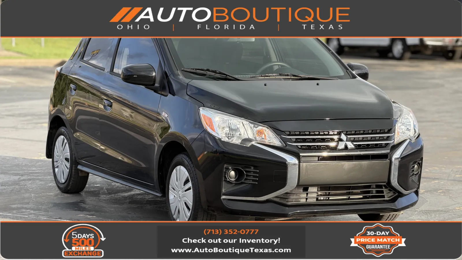 Black 2024 Mitsubishi Mirage ES for sale in Alvin, TX