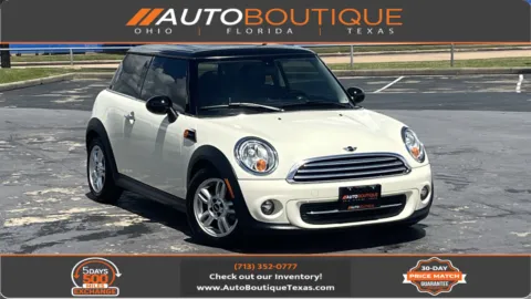 White 2013 MINI COOPER Cooper for sale in Alvin, TX