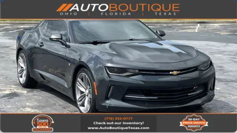 Gray 2018 Chevrolet Camaro 1LT for sale in Alvin, TX