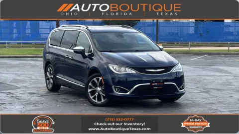 Blue 2017 Chrysler Pacifica Limited for sale in Alvin, TX