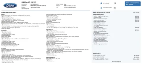 Photos of 2020 Ford F-150 XLT for sale in Alvin, TX at Auto Boutique Texas