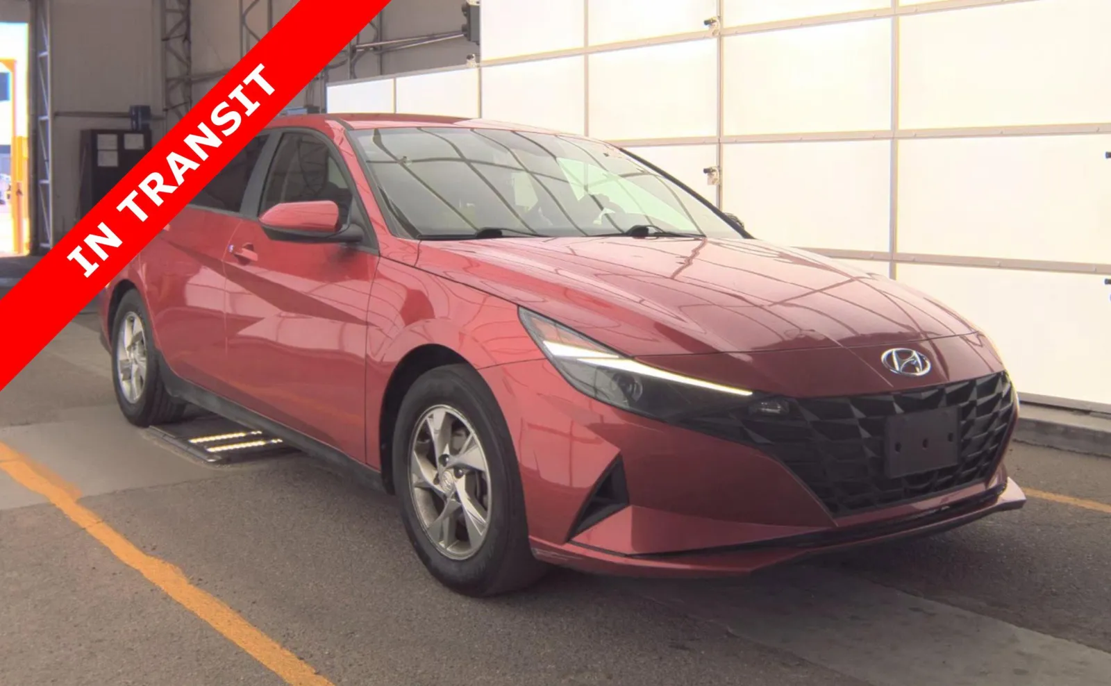 Red 2021 Hyundai Elantra SE for sale in Alvin, TX