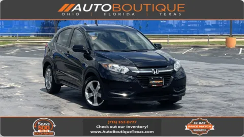 Black 2018 Honda HR-V LX for sale in Alvin, TX
