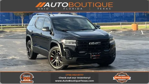 Black 2023 GMC Acadia SLT for sale in Alvin, TX