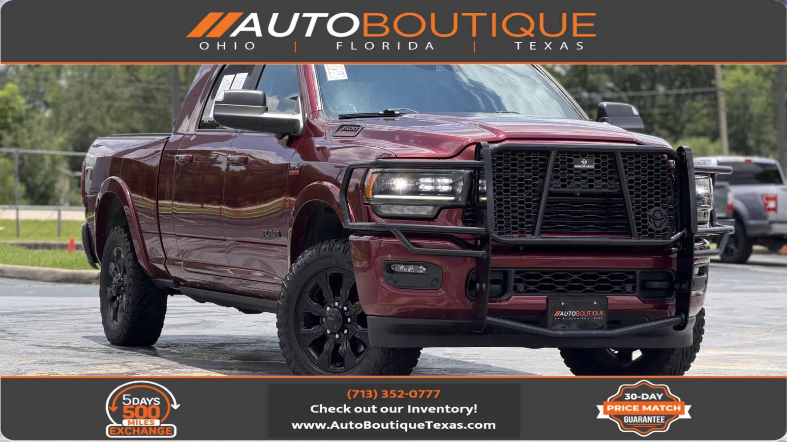Red 2021 Ram 3500 Limited for sale in Alvin, TX